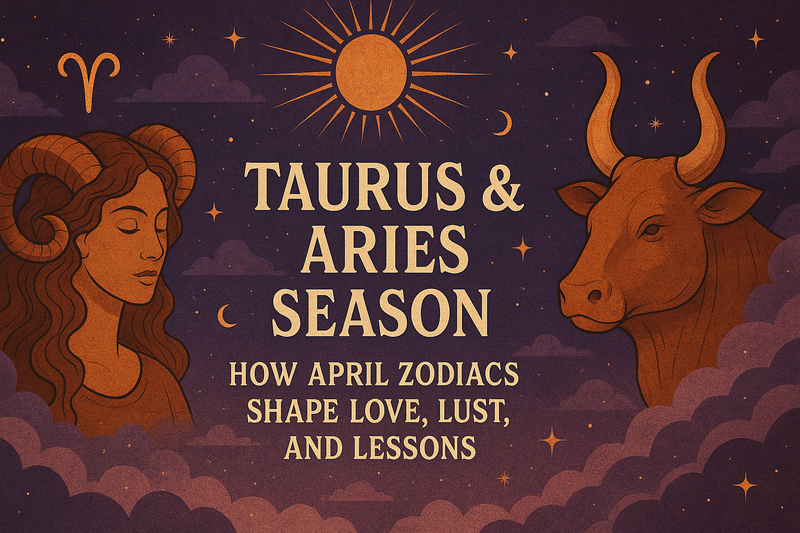 Taurus & Aries Season: How April Zodiacs Shape Love, Lust, and Lessons