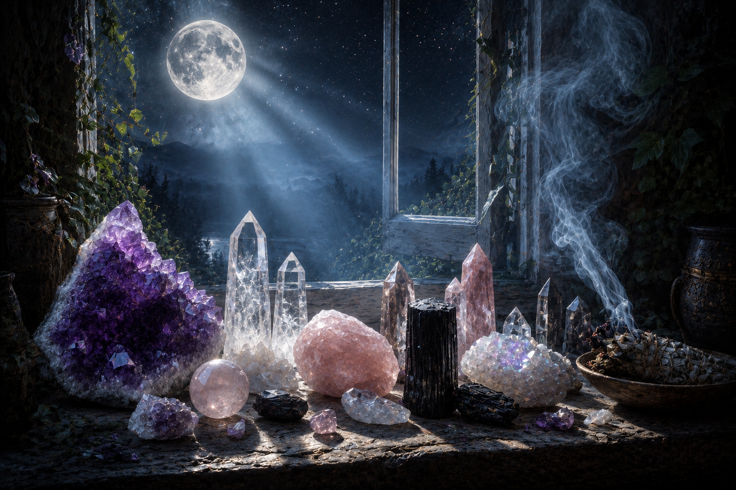How to Cleanse & Charge Your Crystals the Right Way