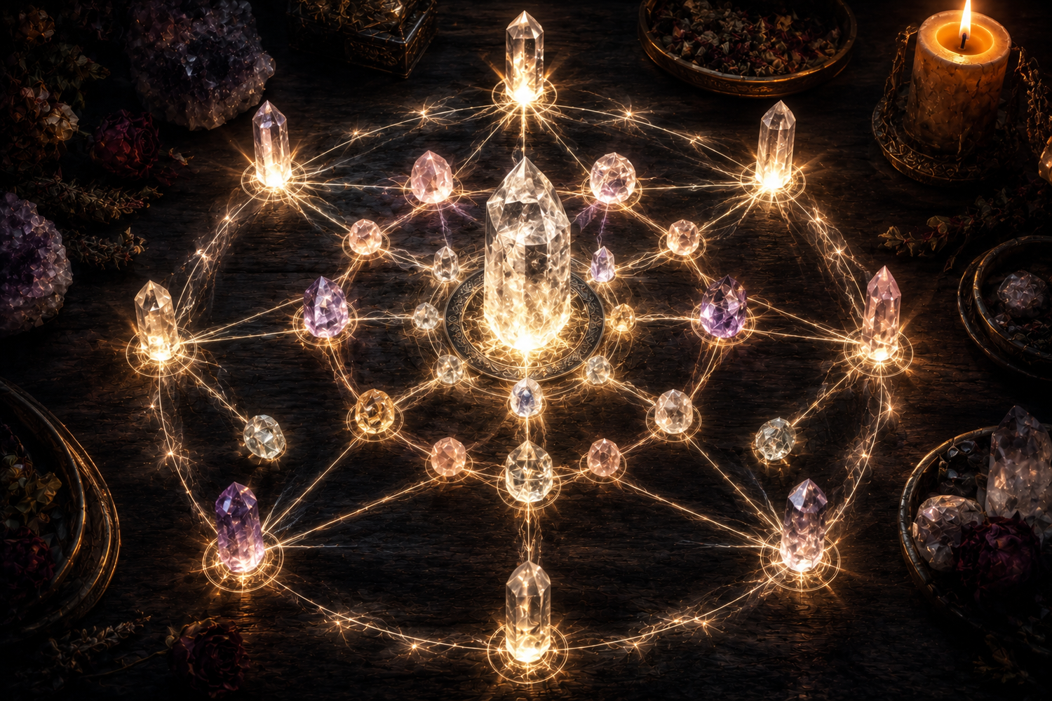 Crystal Grids 101: How to Set One Up and Actually Use It