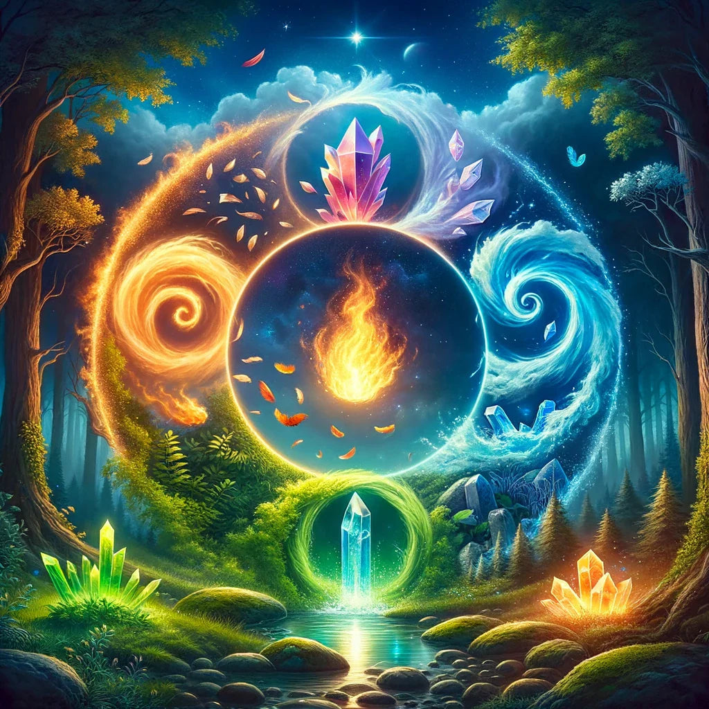 Elements In Magic Dancing with the Elements: The Art of Harnessing Earth, Air, Fire, and ...