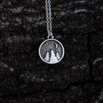Mountains Are Calling Crescent Moon Necklace - Wicked Mystics