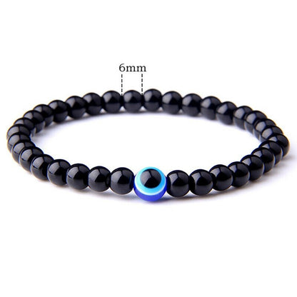 Evil Eyes Bracelet Obsidian Bracelet - Wicked Mystics