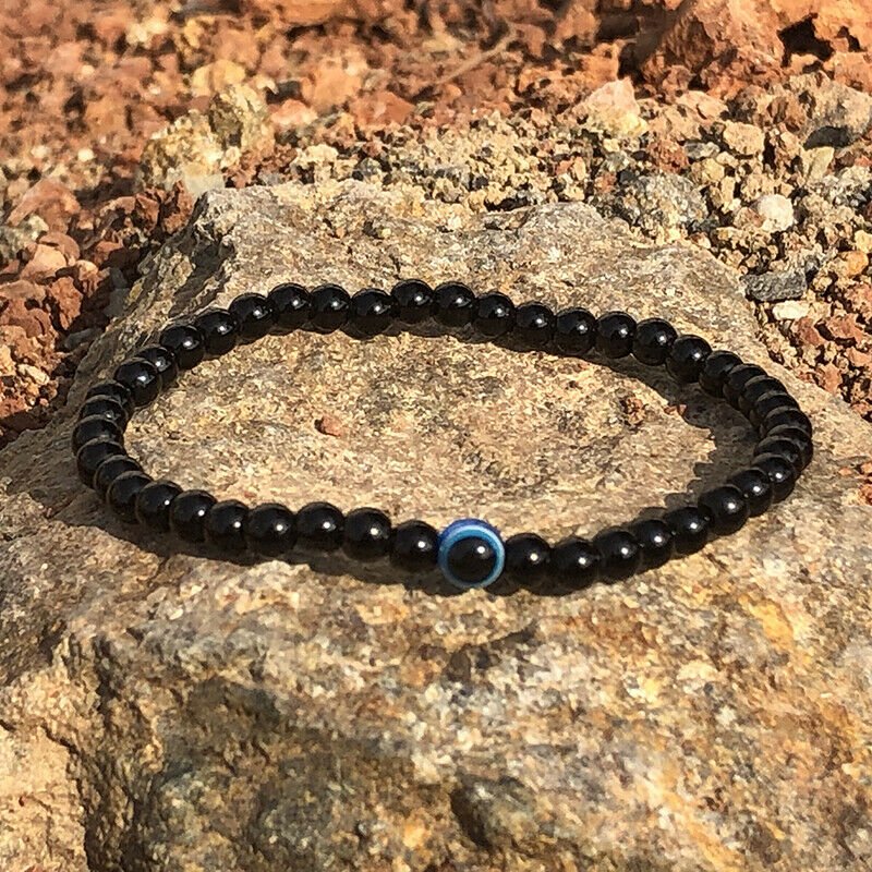 Evil Eyes Bracelet Obsidian Bracelet - Wicked Mystics