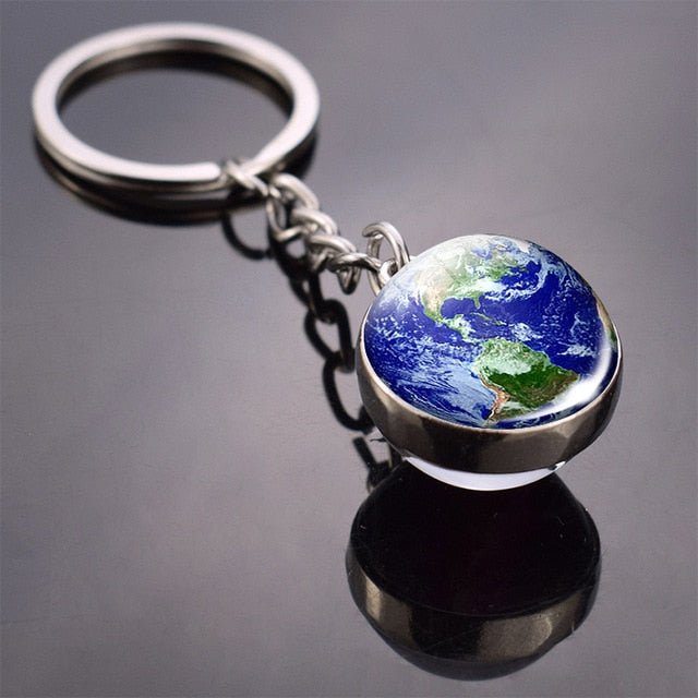 Galaxy &amp; Planet Keychain - Wicked Mystics