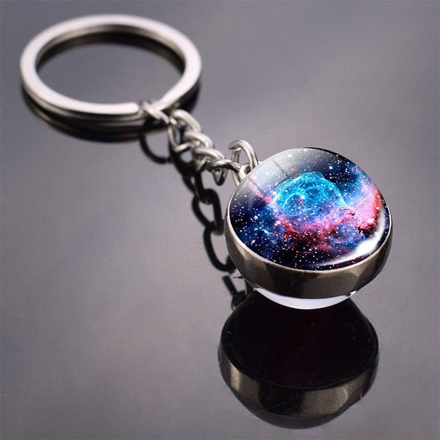 Galaxy &amp; Planet Keychain - Wicked Mystics