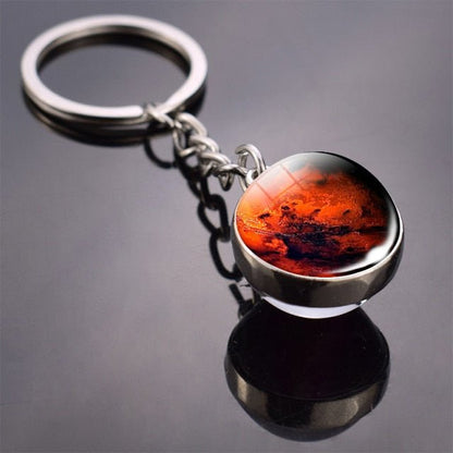 Galaxy &amp; Planet Keychain - Wicked Mystics