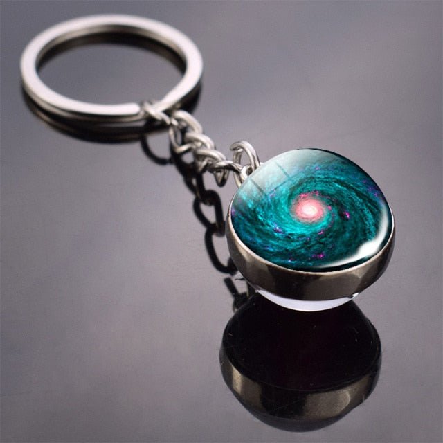 Galaxy &amp; Planet Keychain - Wicked Mystics