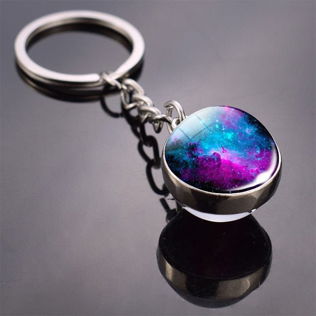 Galaxy &amp; Planet Keychain - Wicked Mystics