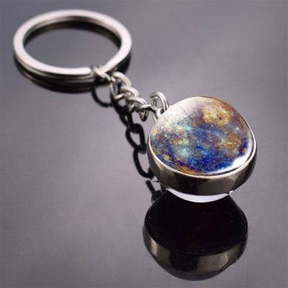 Galaxy &amp; Planet Keychain - Wicked Mystics