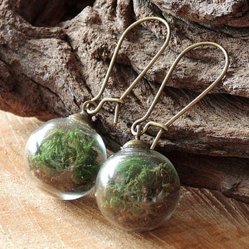 Globe Dandelion Seed Earrings - Wicked Mystics