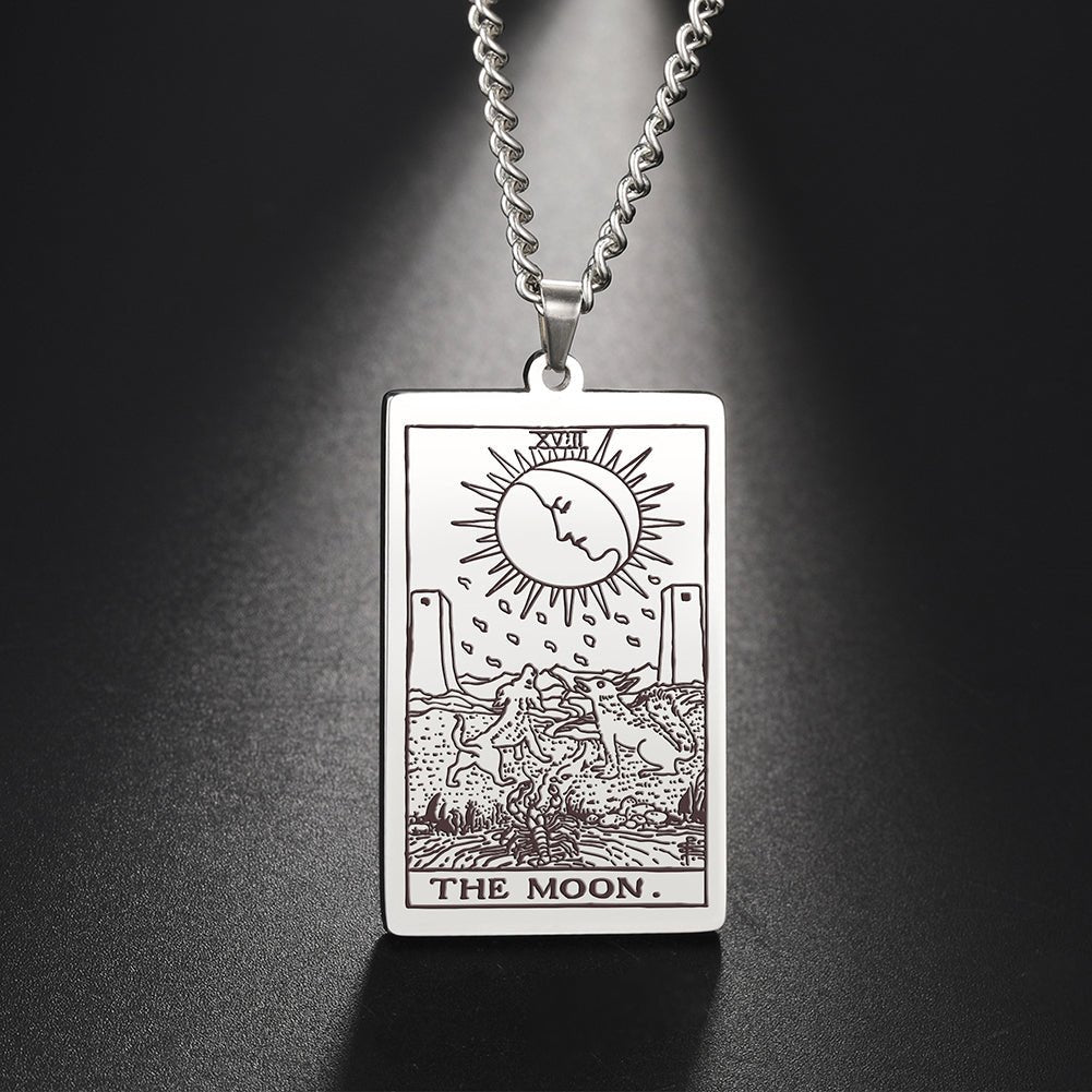 Gothic Tarot Card Necklace - Wicked Mystics