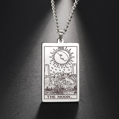 Gothic Tarot Card Necklace - Wicked Mystics