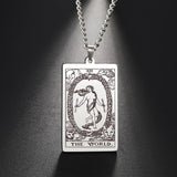 Gothic Tarot Card Necklace - Wicked Mystics