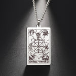 Gothic Tarot Card Necklace - Wicked Mystics