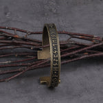 Handmade Nordic Rune Bangle - Wicked Mystics