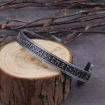 Handmade Nordic Rune Bangle - Wicked Mystics