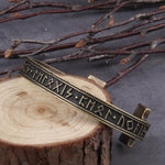 Handmade Nordic Rune Bangle - Wicked Mystics