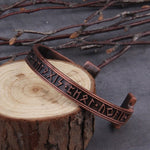Handmade Nordic Rune Bangle - Wicked Mystics