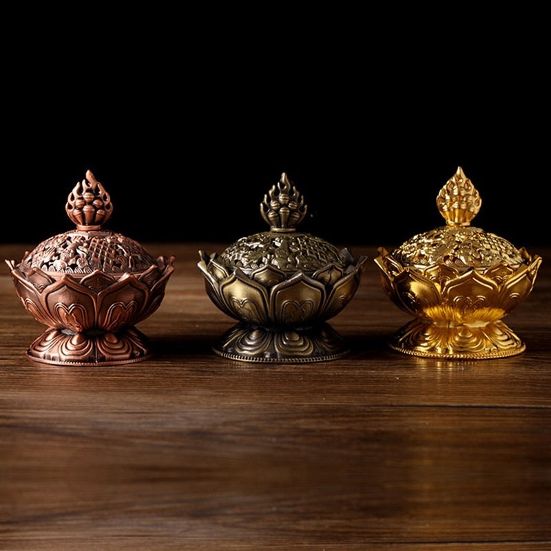 Lotus Flower Incense Burner - Wicked Mystics