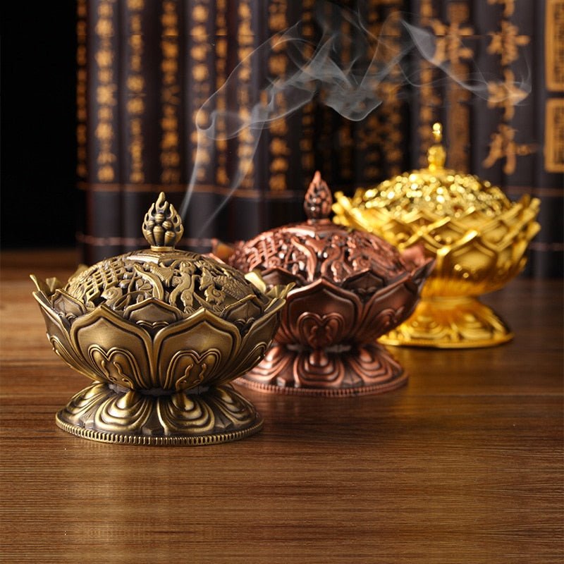 Lotus Flower Incense Burner - Wicked Mystics