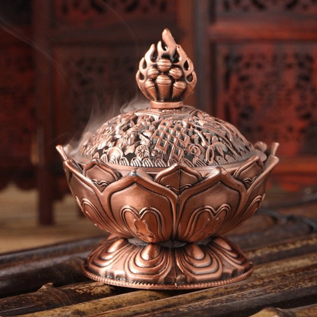 Lotus Flower Incense Burner - Wicked Mystics