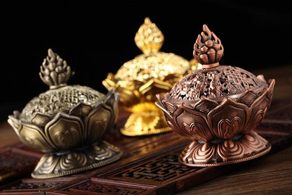 Lotus Flower Incense Burner - Wicked Mystics