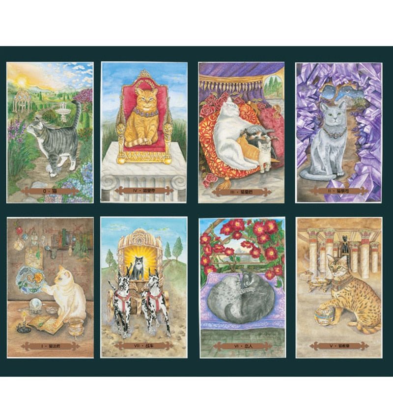 Mystical Cats Tarot Cards - Wicked Mystics