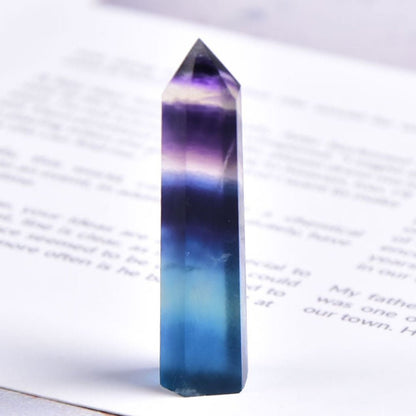 Natural Fluorite Crystal Obelisk - Wicked Mystics