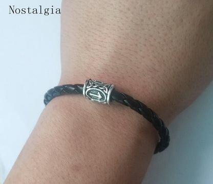 Nordic Runes Beaded Cuff Bracelet - Wicked Mystics