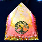 Orgonite Pyramid Chakra Crystal - Wicked Mystics