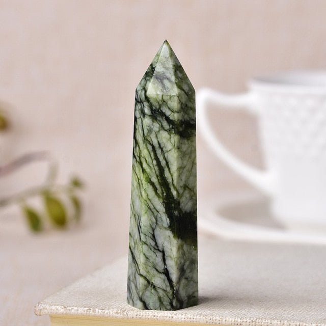 Reiki Stone Obelisk - Wicked Mystics