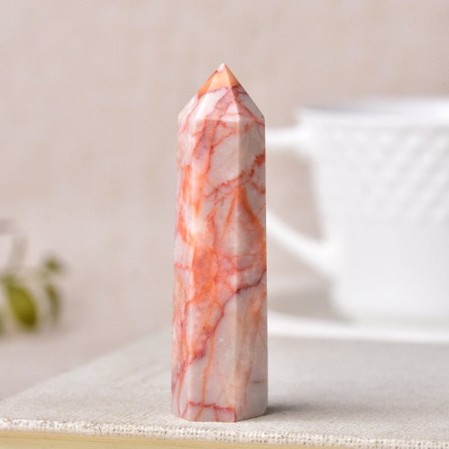 Reiki Stone Obelisk - Wicked Mystics