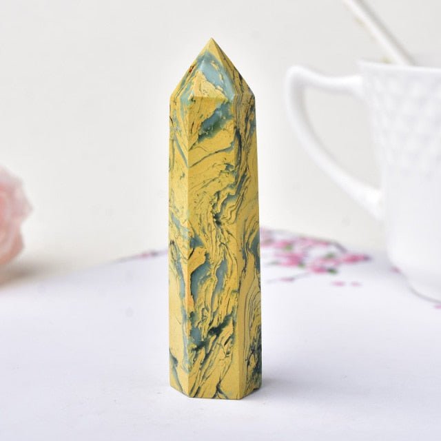 Reiki Stone Obelisk - Wicked Mystics