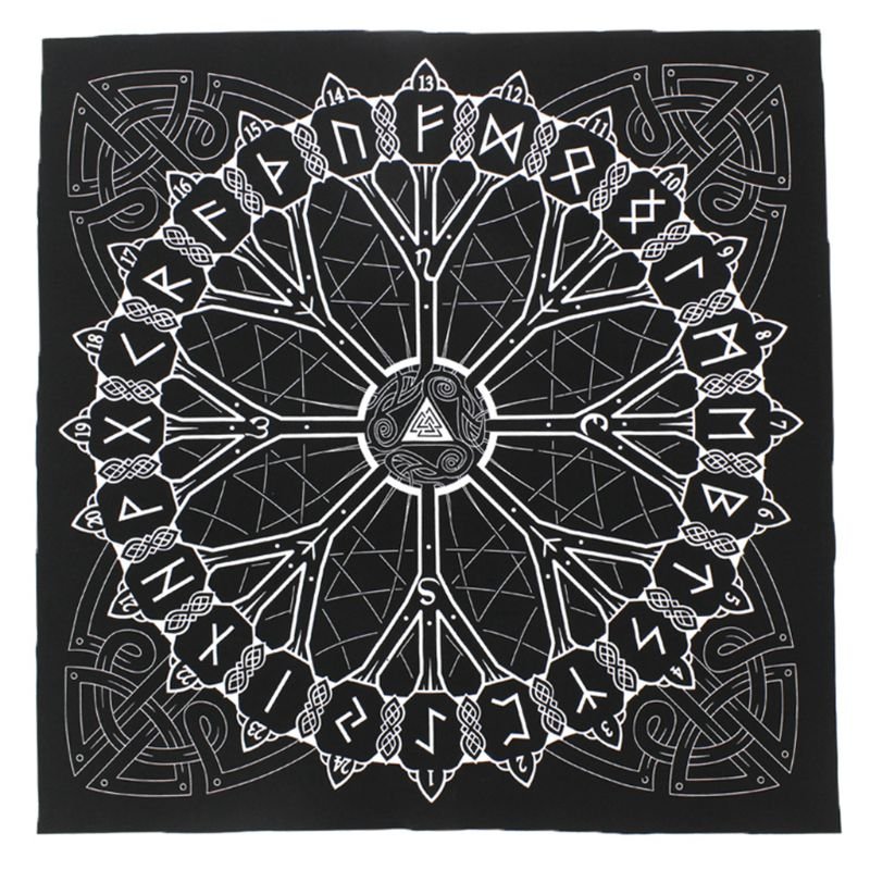 Runes Tarot Tablecloth - Wicked Mystics