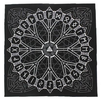 Runes Tarot Tablecloth - Wicked Mystics