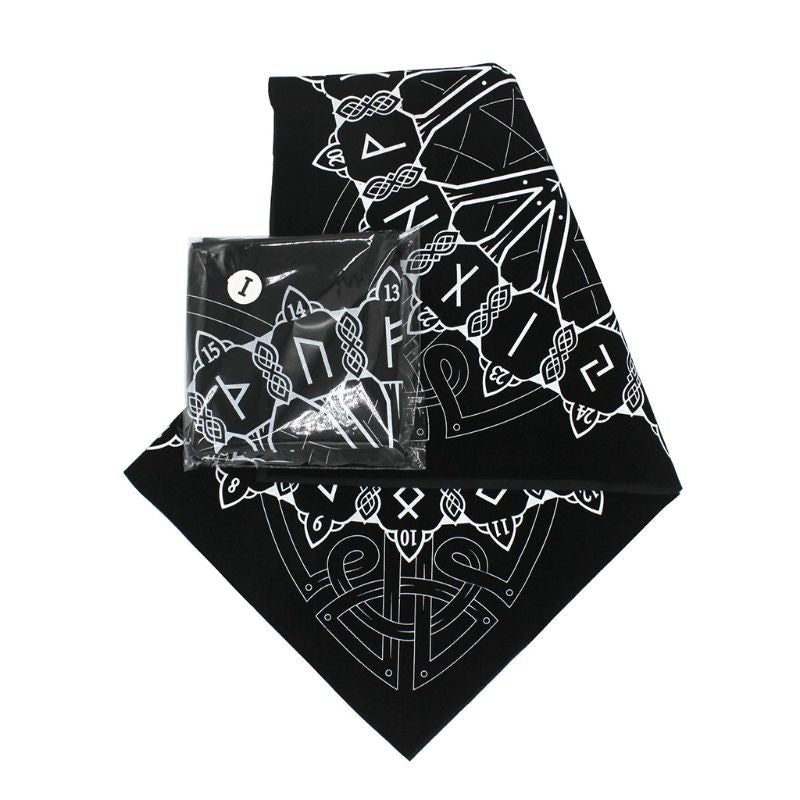 Runes Tarot Tablecloth - Wicked Mystics