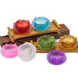 Seven Colors Crystal Lotus Candle Holder - Wicked Mystics
