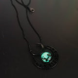 "Witch" Black Moon Necklace - Wicked Mystics