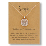 Zodiac Constellation Necklace - Wicked Mystics